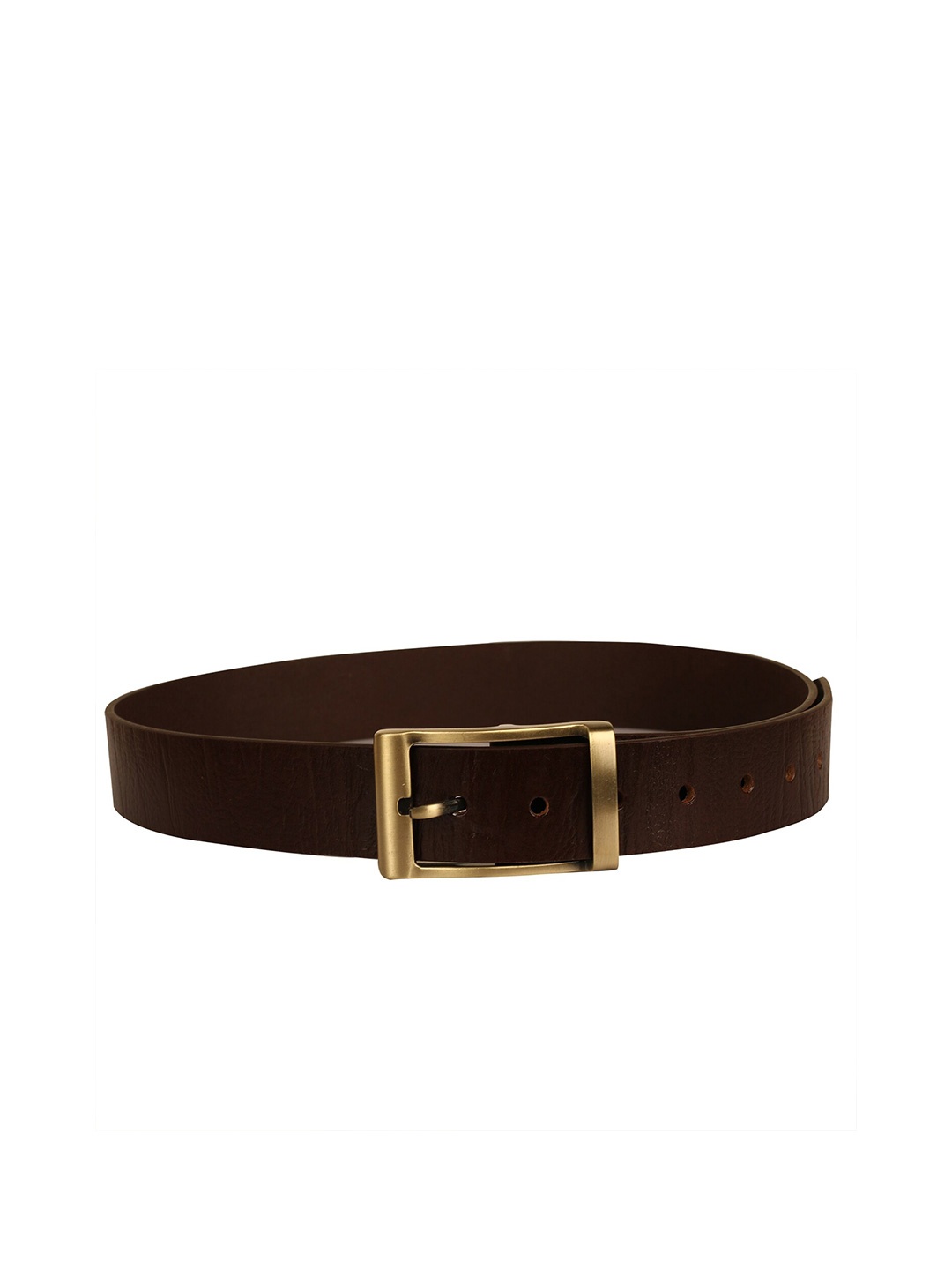 

Calvadoss Men Textured Leather Belt, Brown