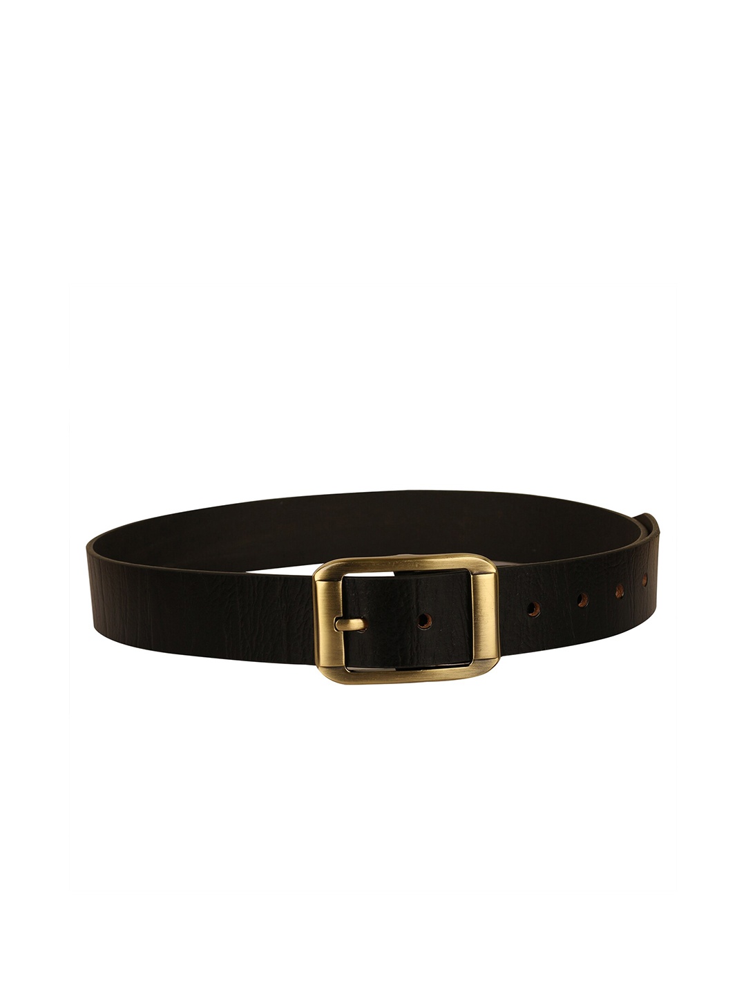 

Calvadoss Men Textured Leather Belt, Black