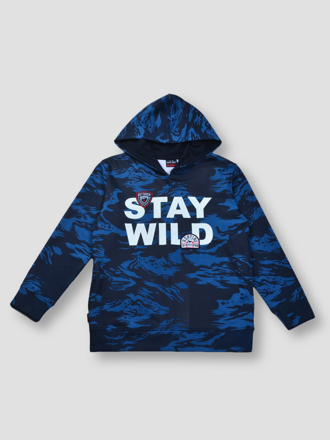 

Gini and Jony Boys Navy Blue Printed Sweatshirt