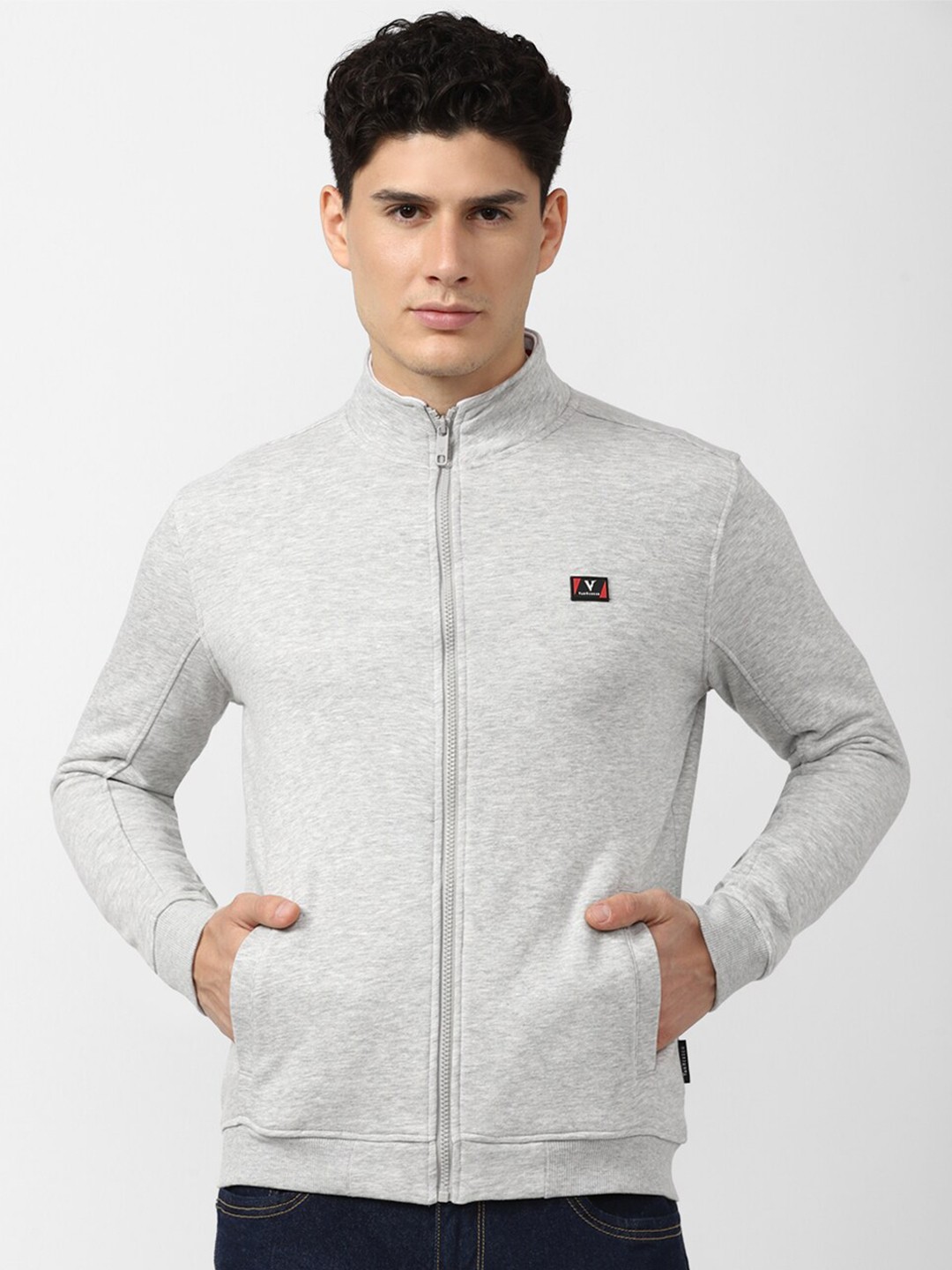 

Van Heusen Sport Men Solid Sweatshirt, Grey