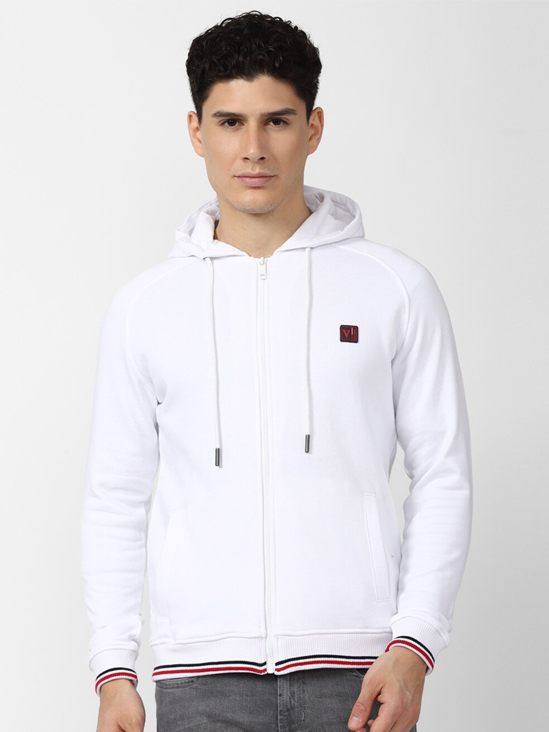

Van Heusen Sport Men Solid Hooded Sweatshirt, White