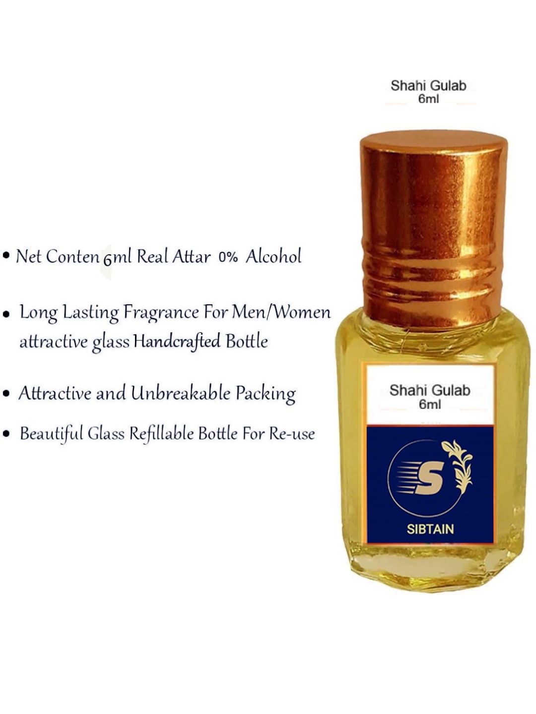 

SIBTAIN 999 Nights Attar 6ml, Multi