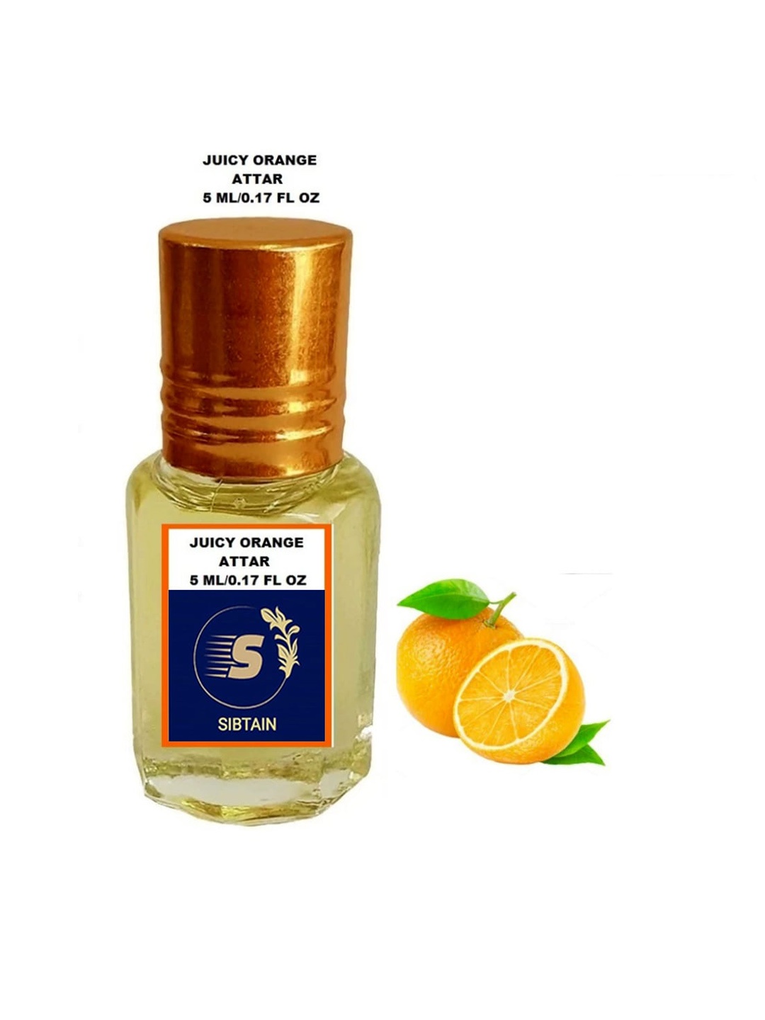 

SIBTAIN Unisex Mizyan Juicy Orange Attar 5 ML, Na