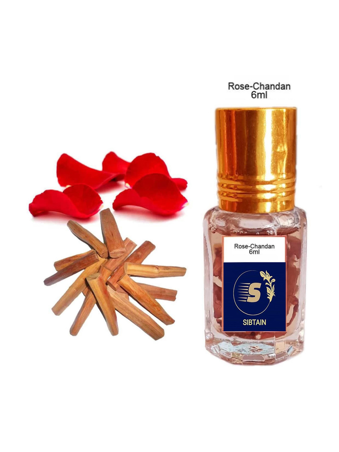 

SIBTAIN White Stone Attar 6ml, Gold