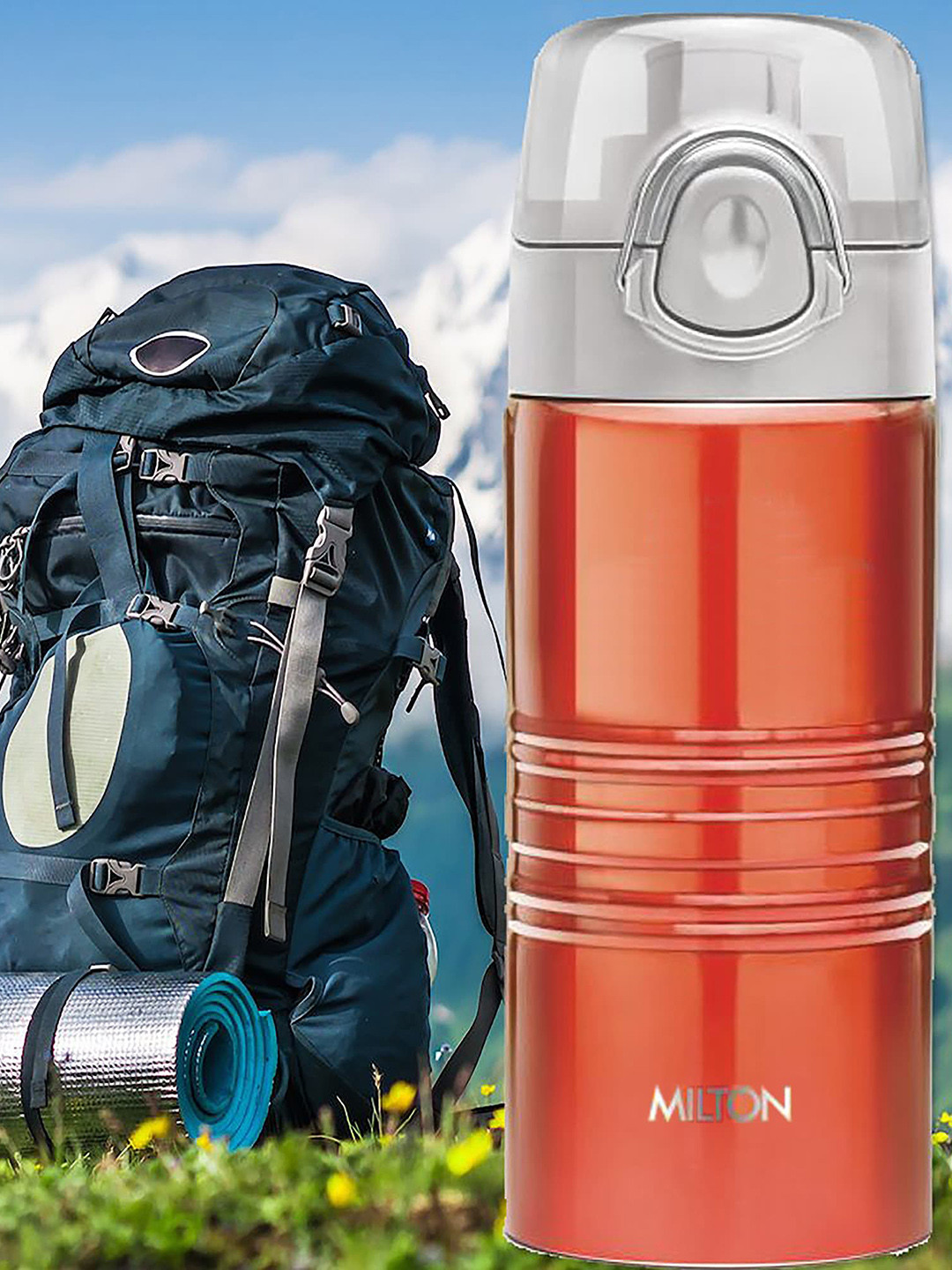 

Milton Red Vogue 500 Stainless Steel Bottle 500 ml
