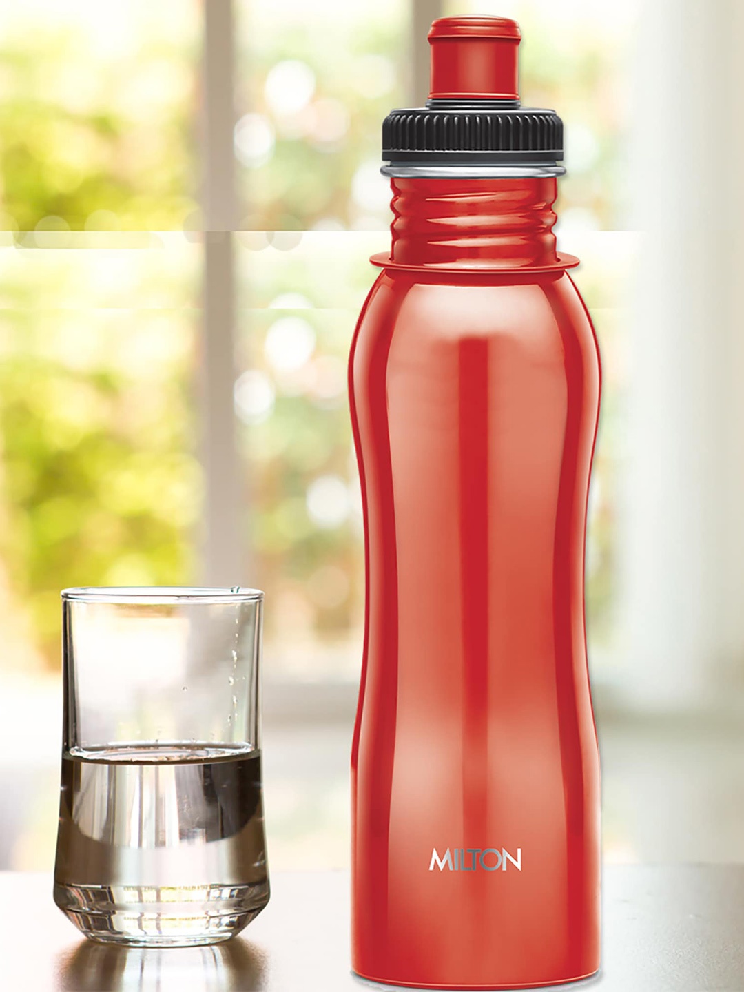 

Milton Red Set Of 2 Easy Grip Stainless Steel Bottles 750 ml Each