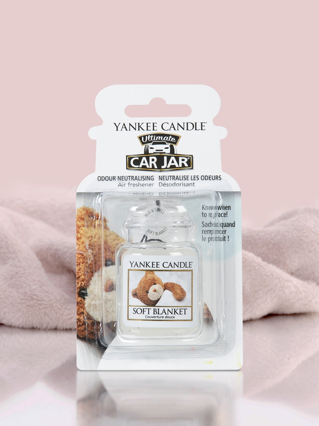 

YANKEE CANDLE Soft Blanket Ultimate Car Jar Air Freshener, White