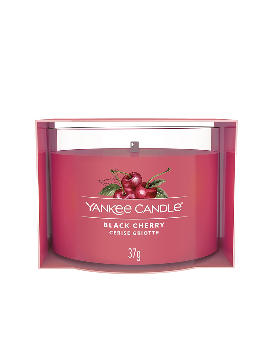 

Yankee Candle Filled Votive Scented Candle - Black Cherry, Red