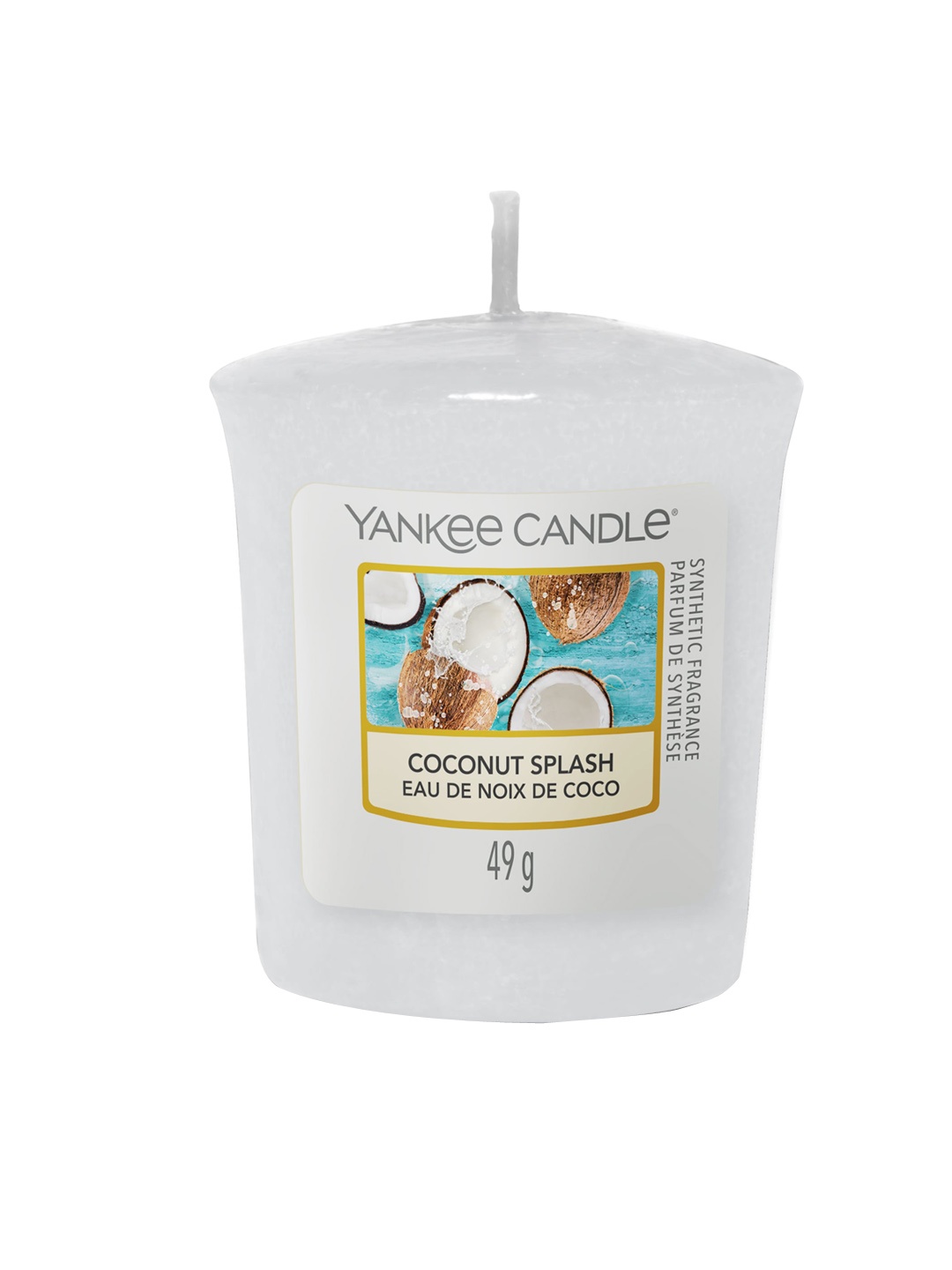 

YANKEE CANDLE Solid Coconut Splash Scented Candle, White