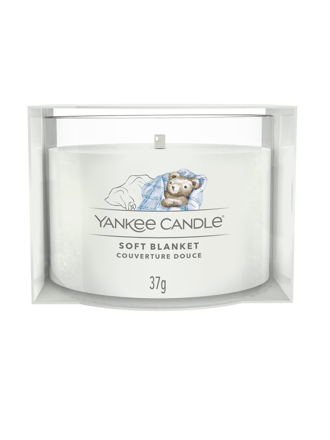 

YANKEE CANDLE Soft Blanket Filled Votive Scented Candle 37g, White