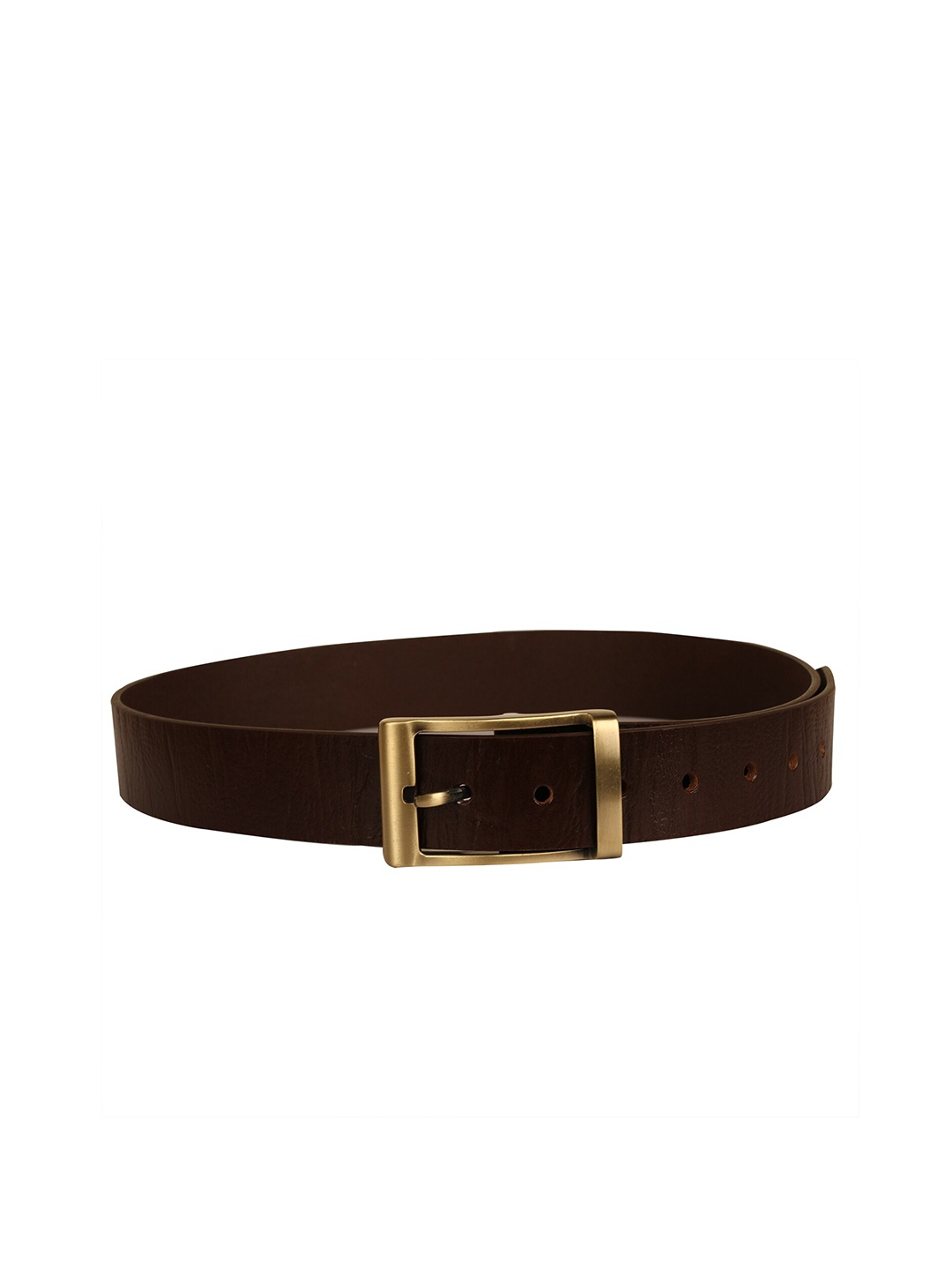 

Calvadoss Women Textured Leather Belt, Brown