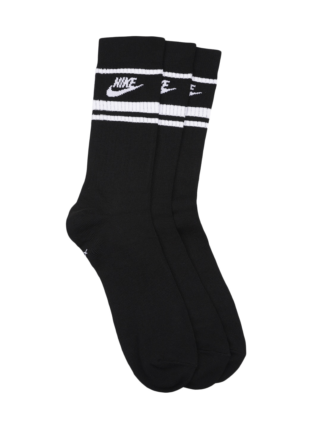 

Nike Unisex Pack of 3 Everyday Essential Calf Length Socks, Black