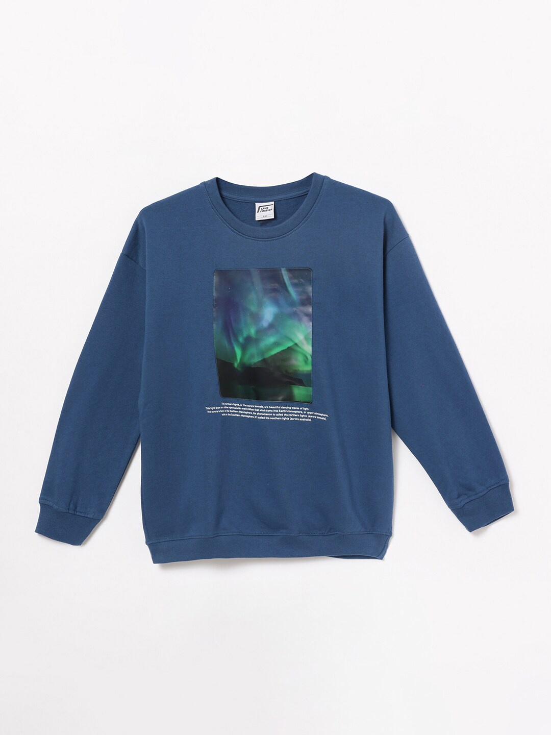 

Fame Forever by Lifestyle Boys Printed Sweatshirt, Blue