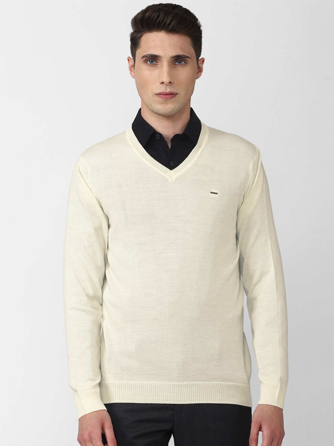 

Van Heusen Men Beige Pullover