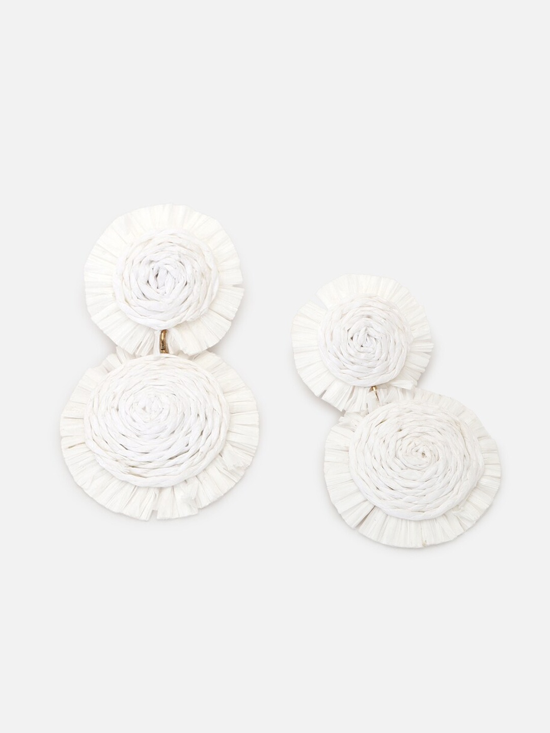 

FOREVER 21Women White Contemporary Drop Earrings