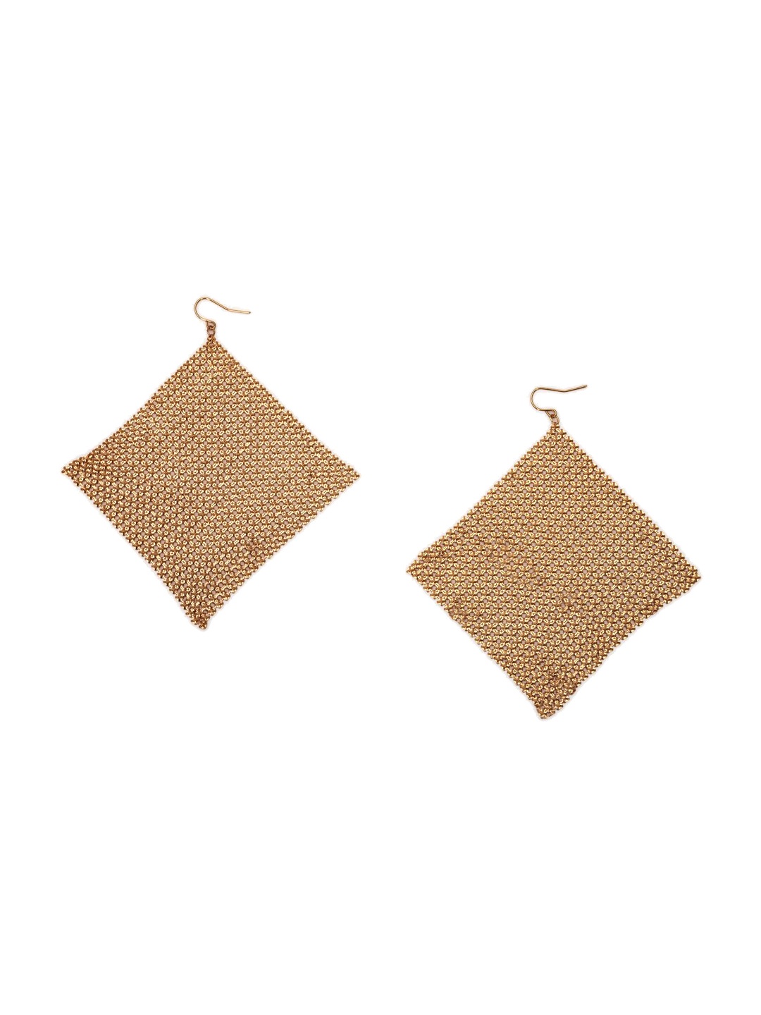 

FOREVER 21 Women Gold-Toned Contemporary Drop Earrings
