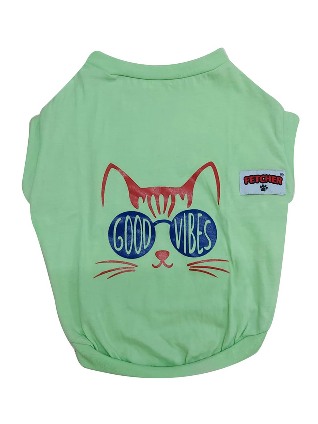 

FETCHER Printed Dog Tshirts, Green