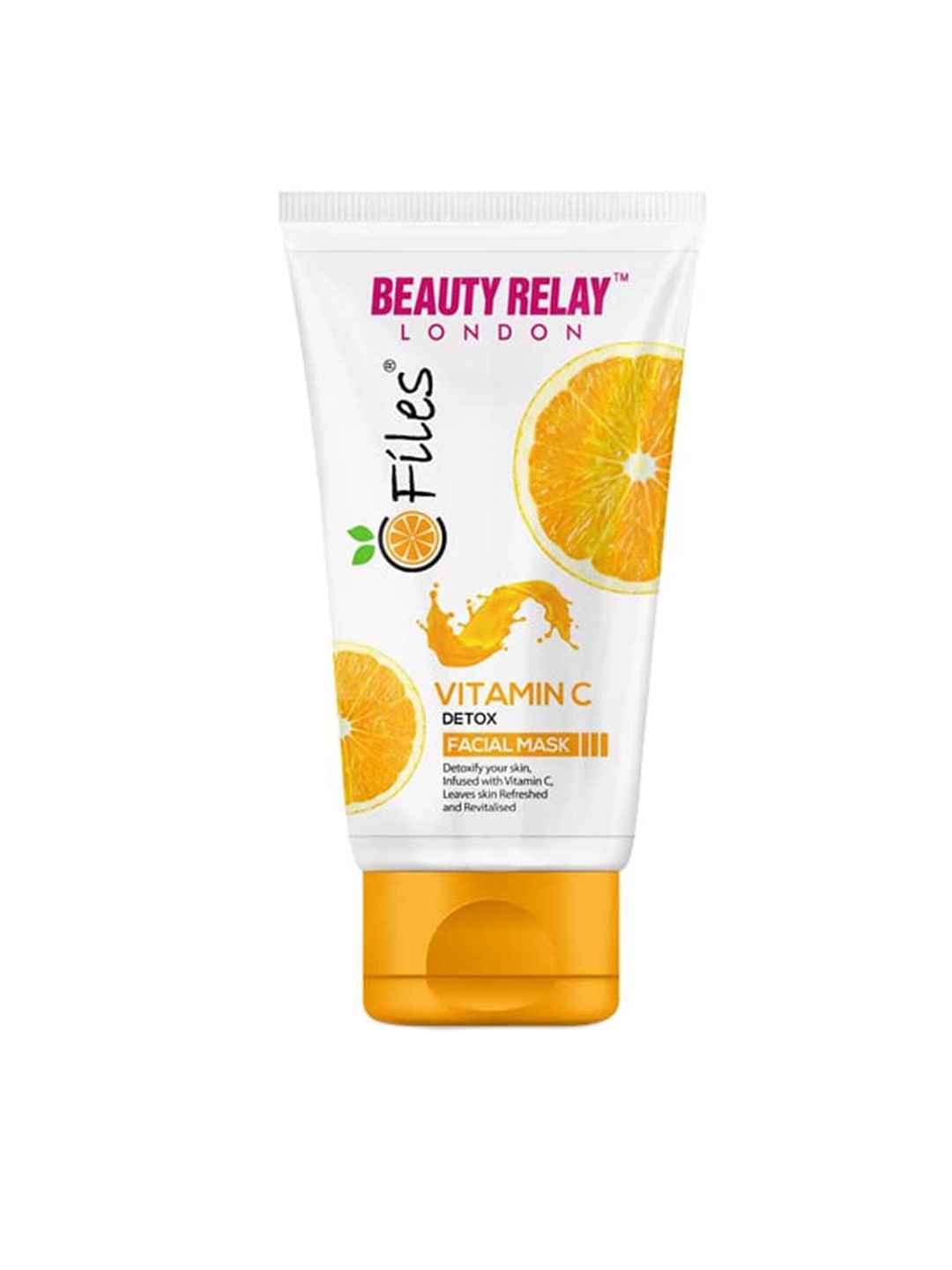 

BeautyRelay London Vitamin C Detox Facial Mask 200 g, Orange