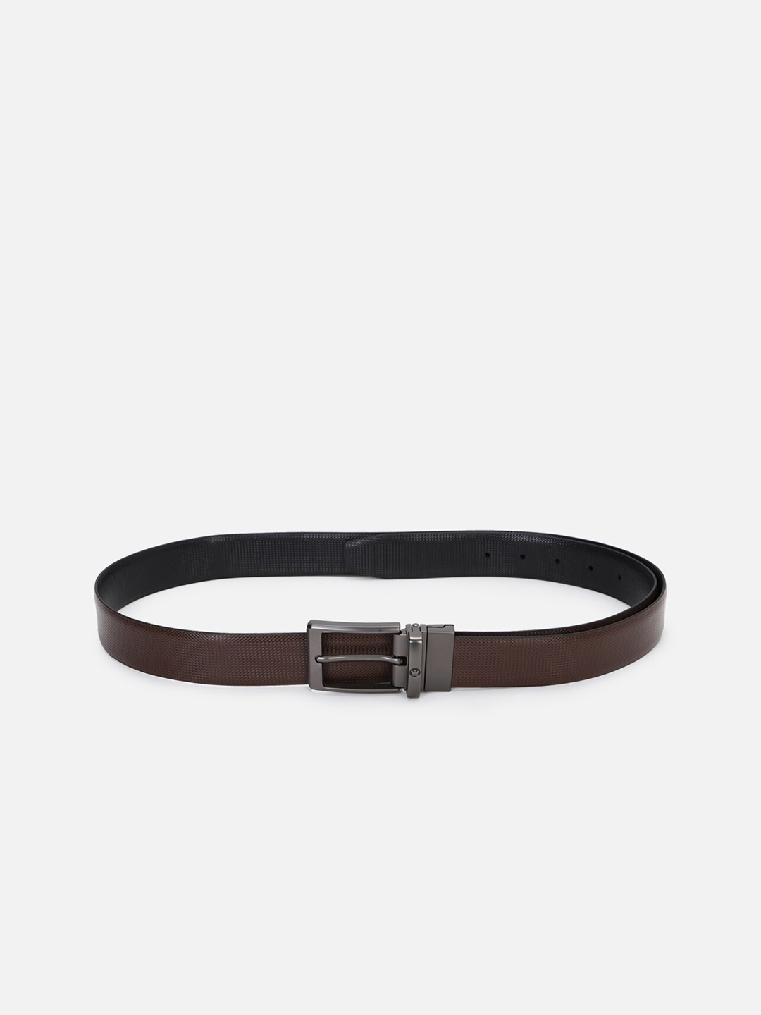 

Louis Philippe Men Leather Belt, Brown