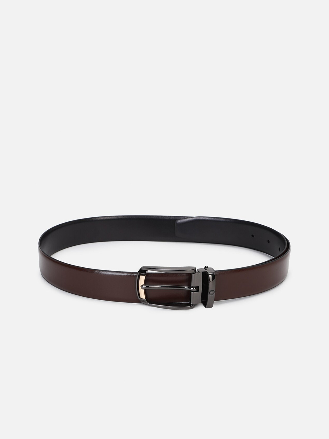 

Louis Philippe Men Brown Leather Formal Belt