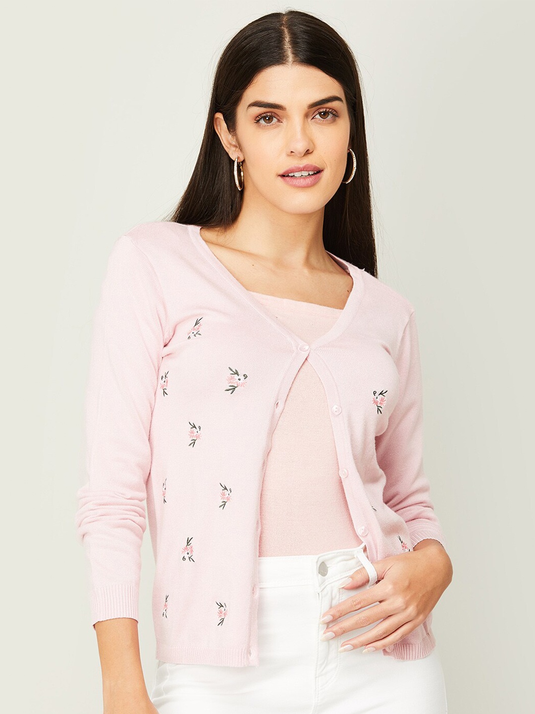 

CODE by Lifestyle Viscose Rayon Print Top, Pink