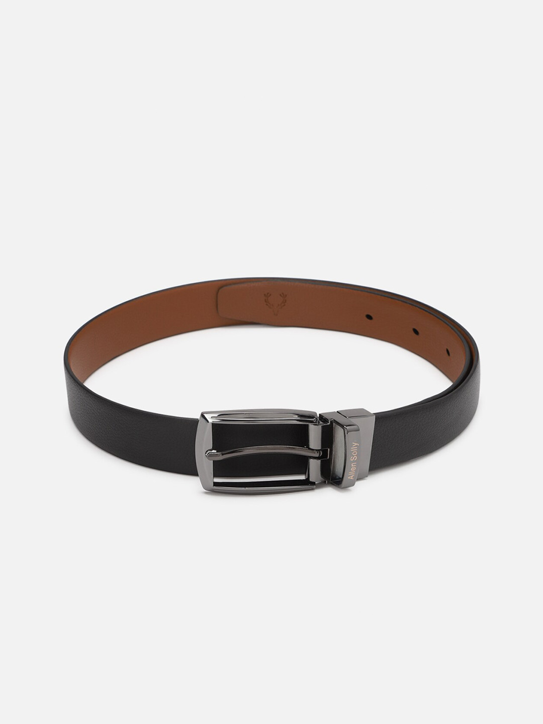

Allen Solly Men Brown Leather Belt