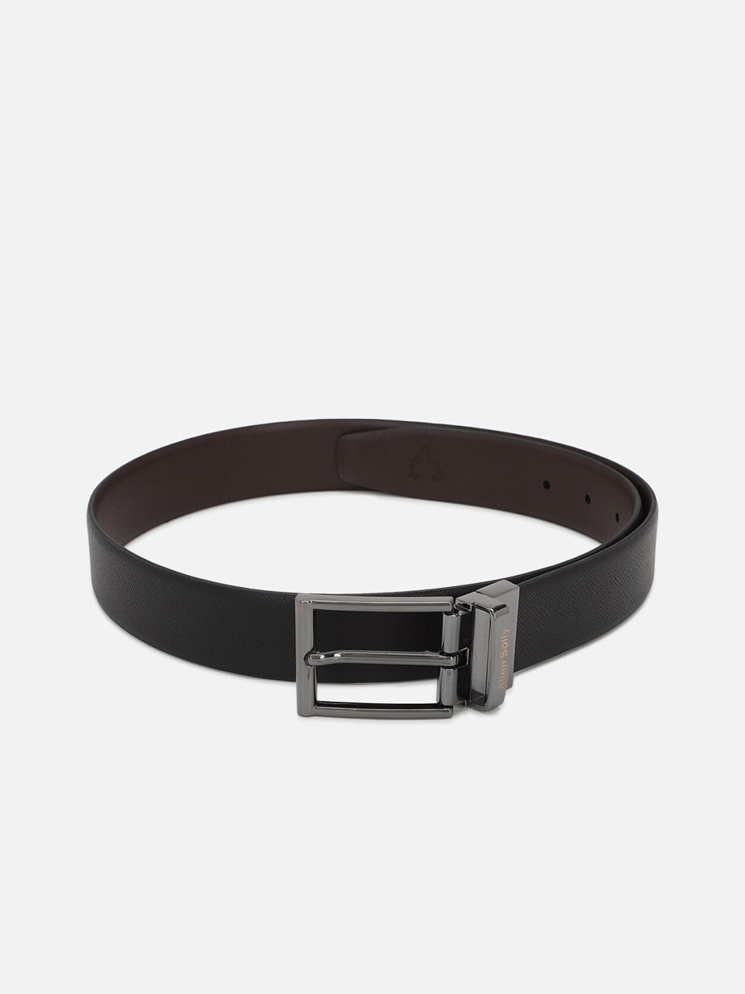 

Allen Solly Men Black Leather Belt