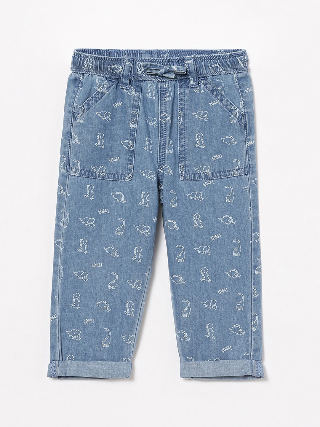 

Juniors by Lifestyle Boys Printed Cotton Track Pants, Blue