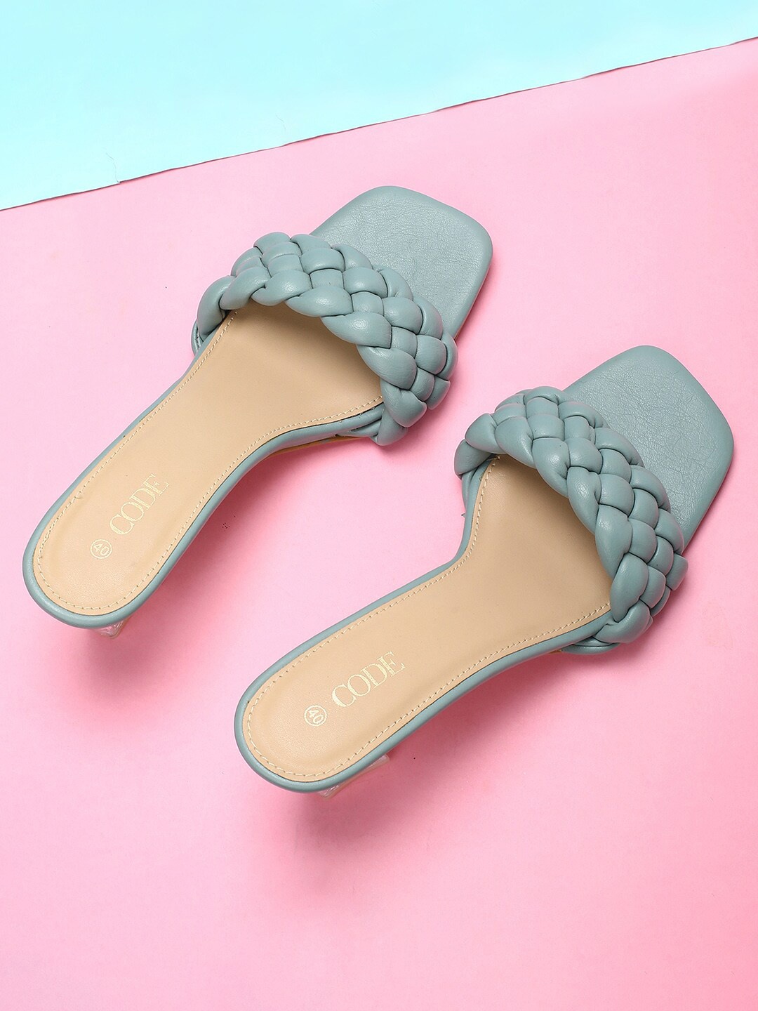 

CODE by Lifestyle Solid Block Heels, Blue