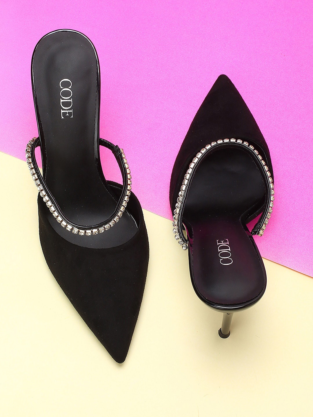 

CODE by Lifestyle Embellished Pumps, Black