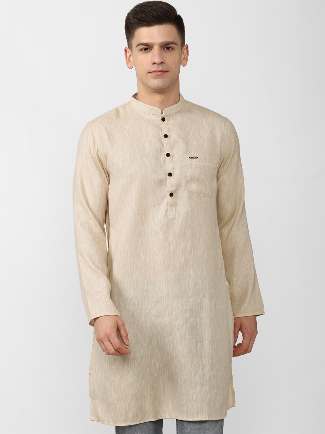 

Peter England Men Beige Kurta