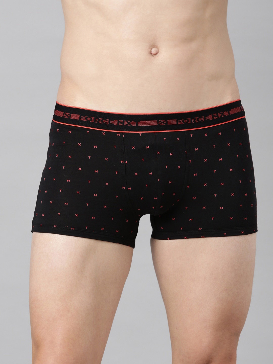 

Force NXT Men Printed Assorted Cotton, Black