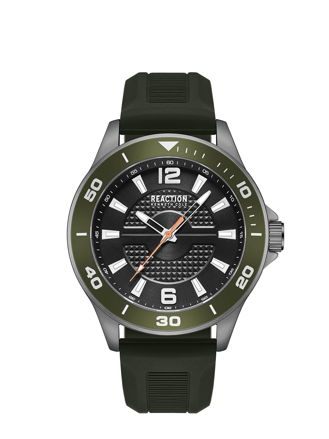 

REACTION KENNETH COLE Men Analogue Strap Sports Watch KRWGM9007101, Black