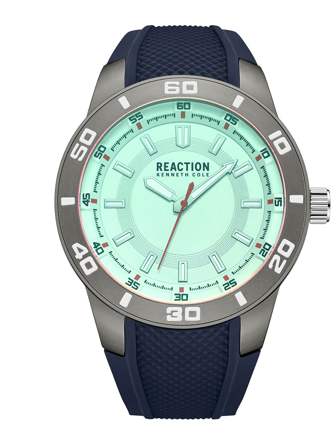 

REACTION KENNETH COLE Men Textured Strap Analogue Watch KRWGM9006203, Green