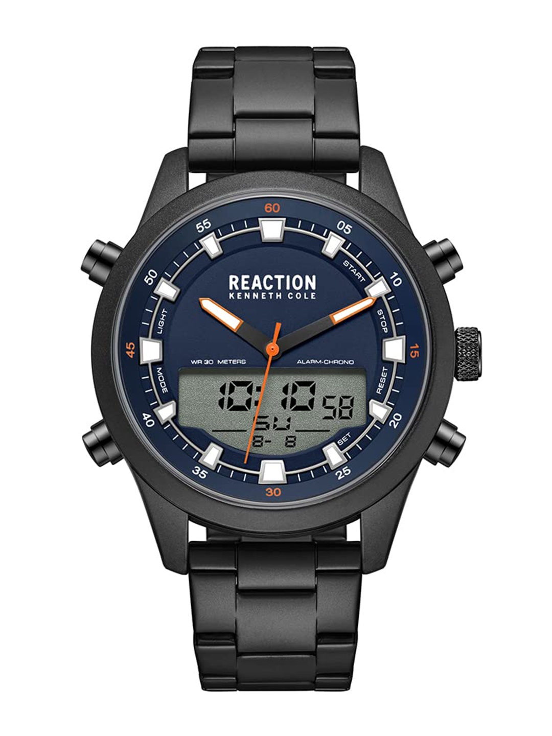 REACTION KENNETH COLE Men Bracelet Strap Analogue & Digital Watch KRWGJ9005304, Blue