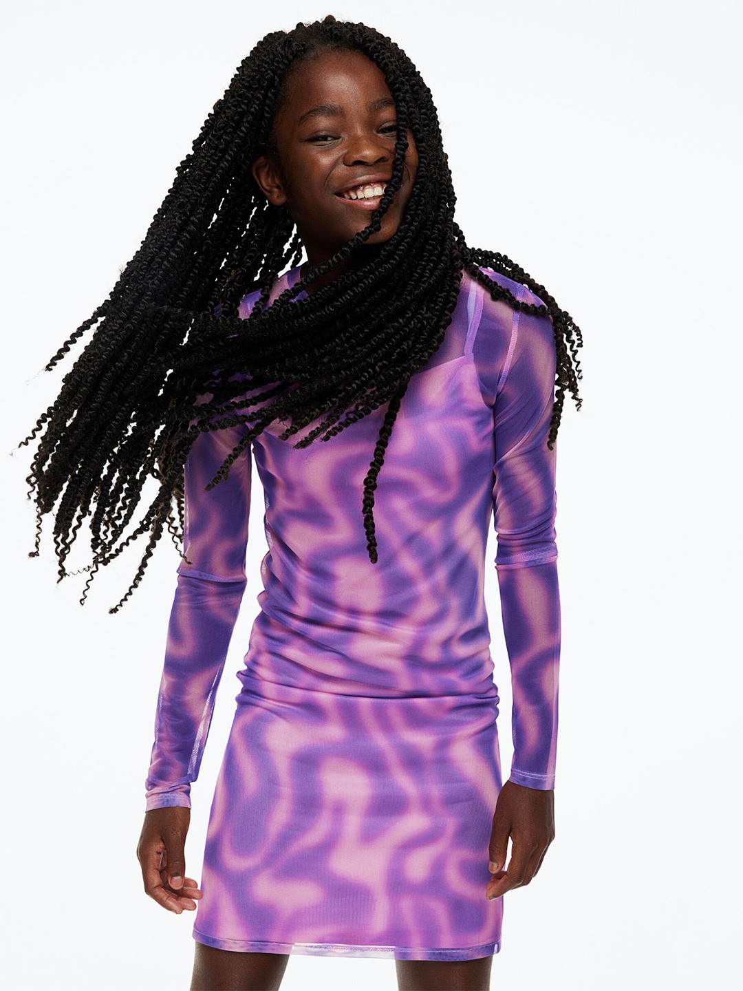 

H&M Jersey Dress, Purple