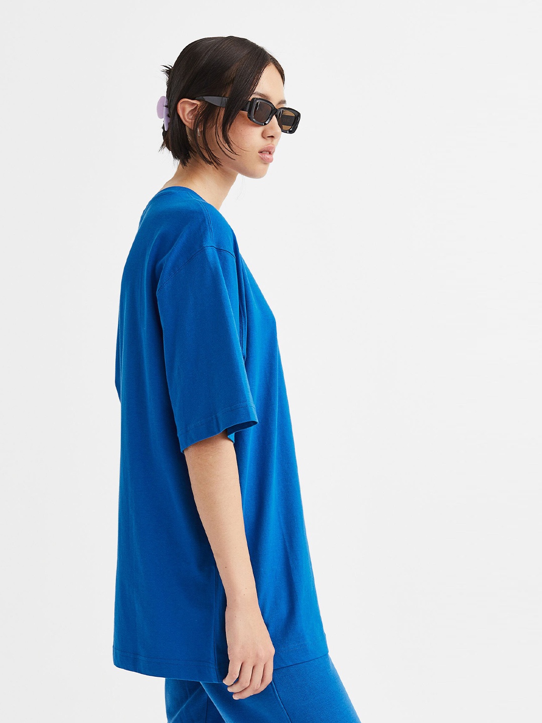 

H&M Woman Oversized T-shirt, Blue