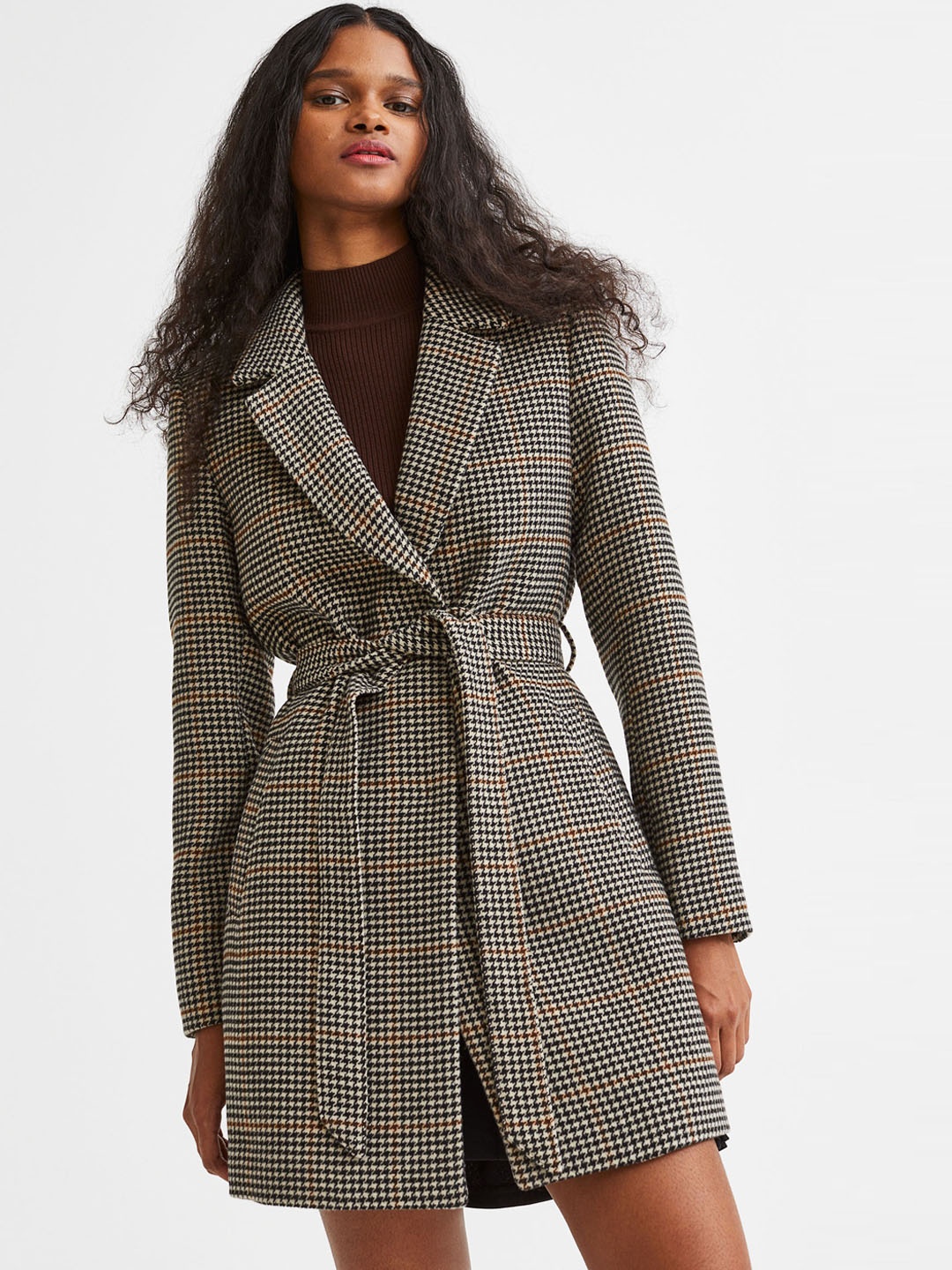 

H&M Women Tie-belt coat, Beige