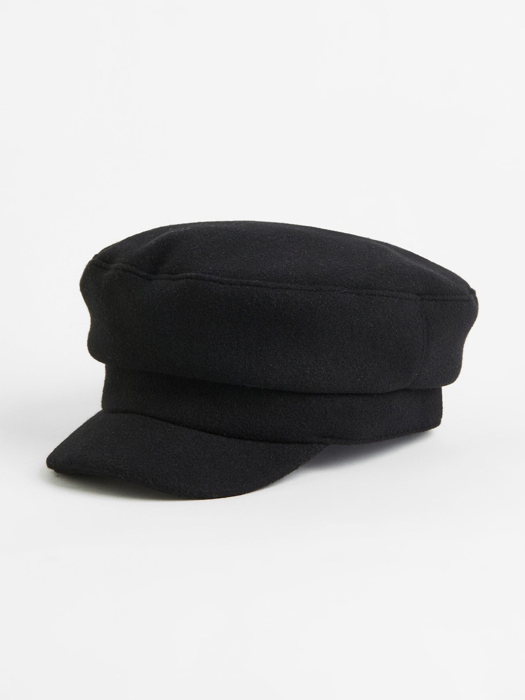 

H&M Women Black Solid Baker Boy Cap