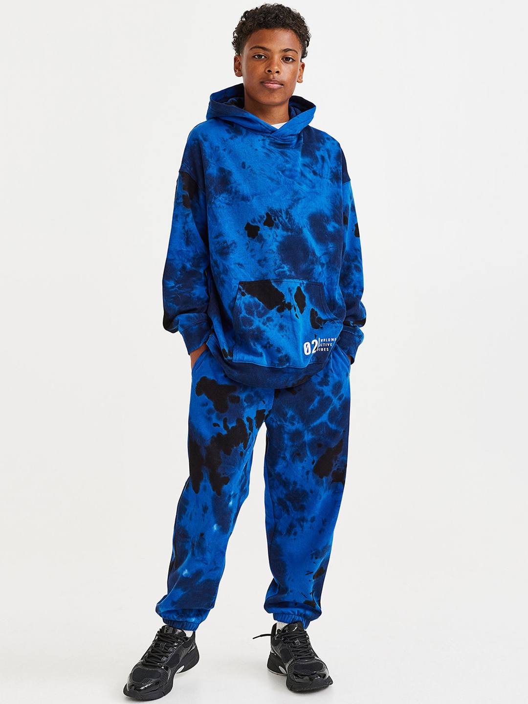 

H&M Boys Wide Joggers, Blue