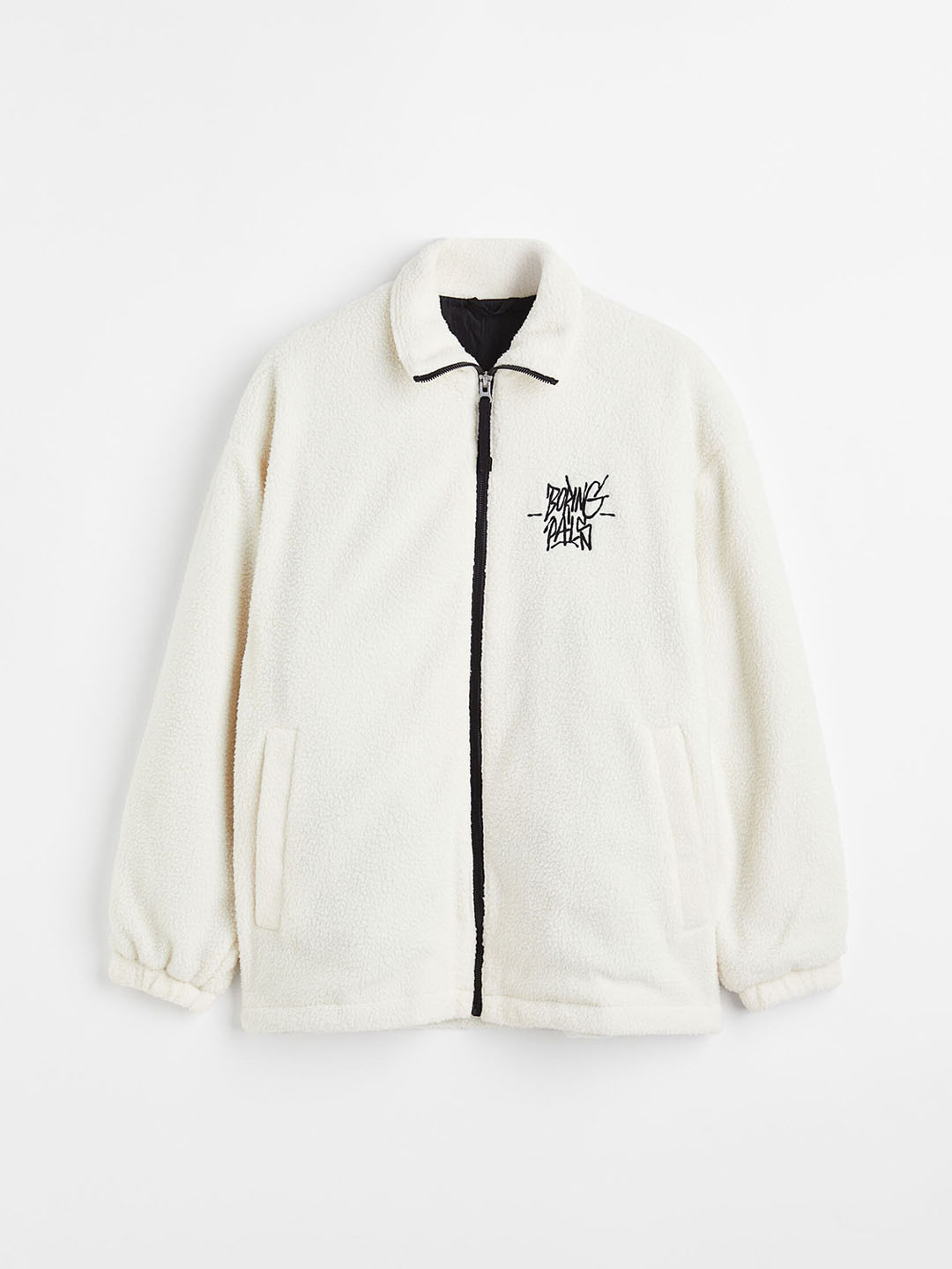 

H&M Men Regular Fit Teddy jacket, Multi