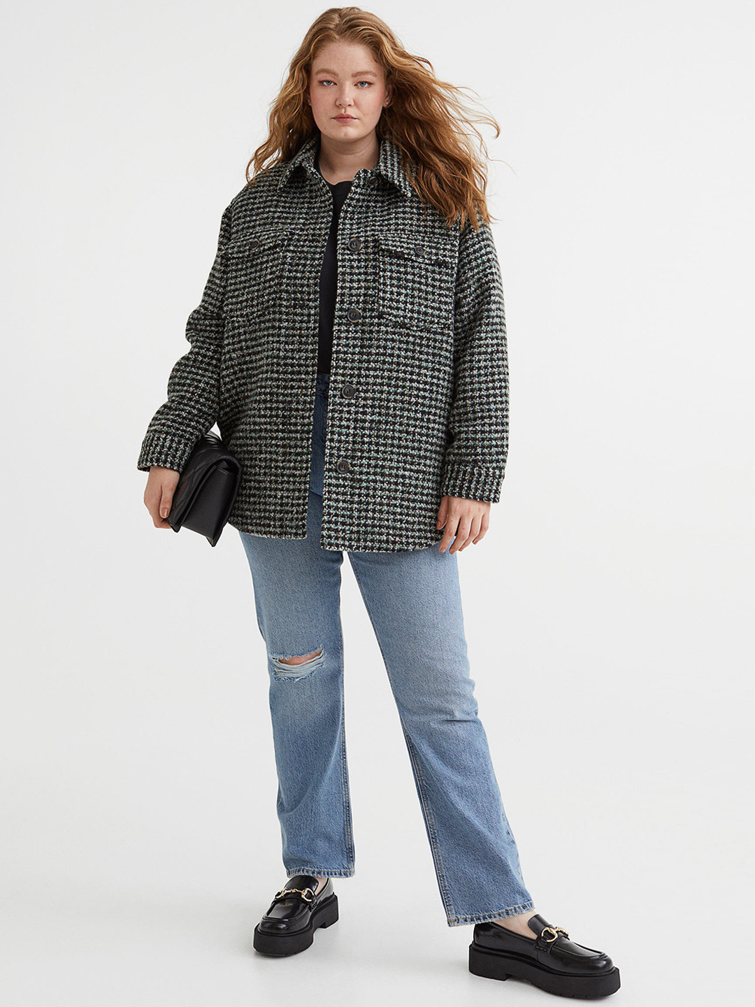 

H&M Women Shacket, Green