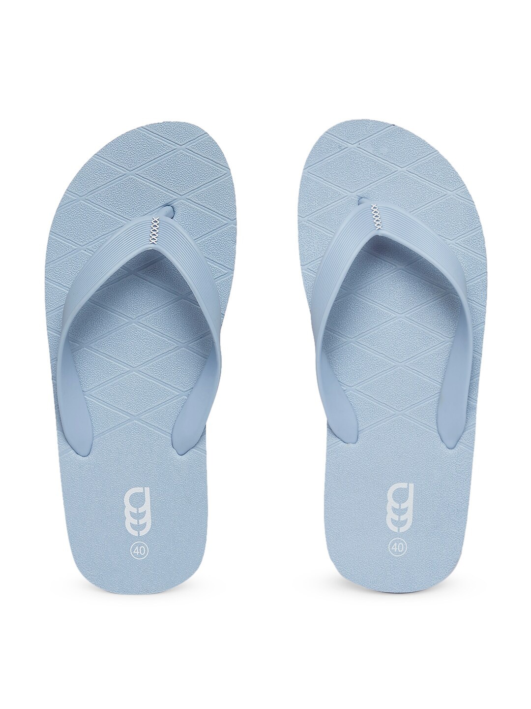 

Ajile by Pantaloons Men Blue & White Thong Flip-Flops