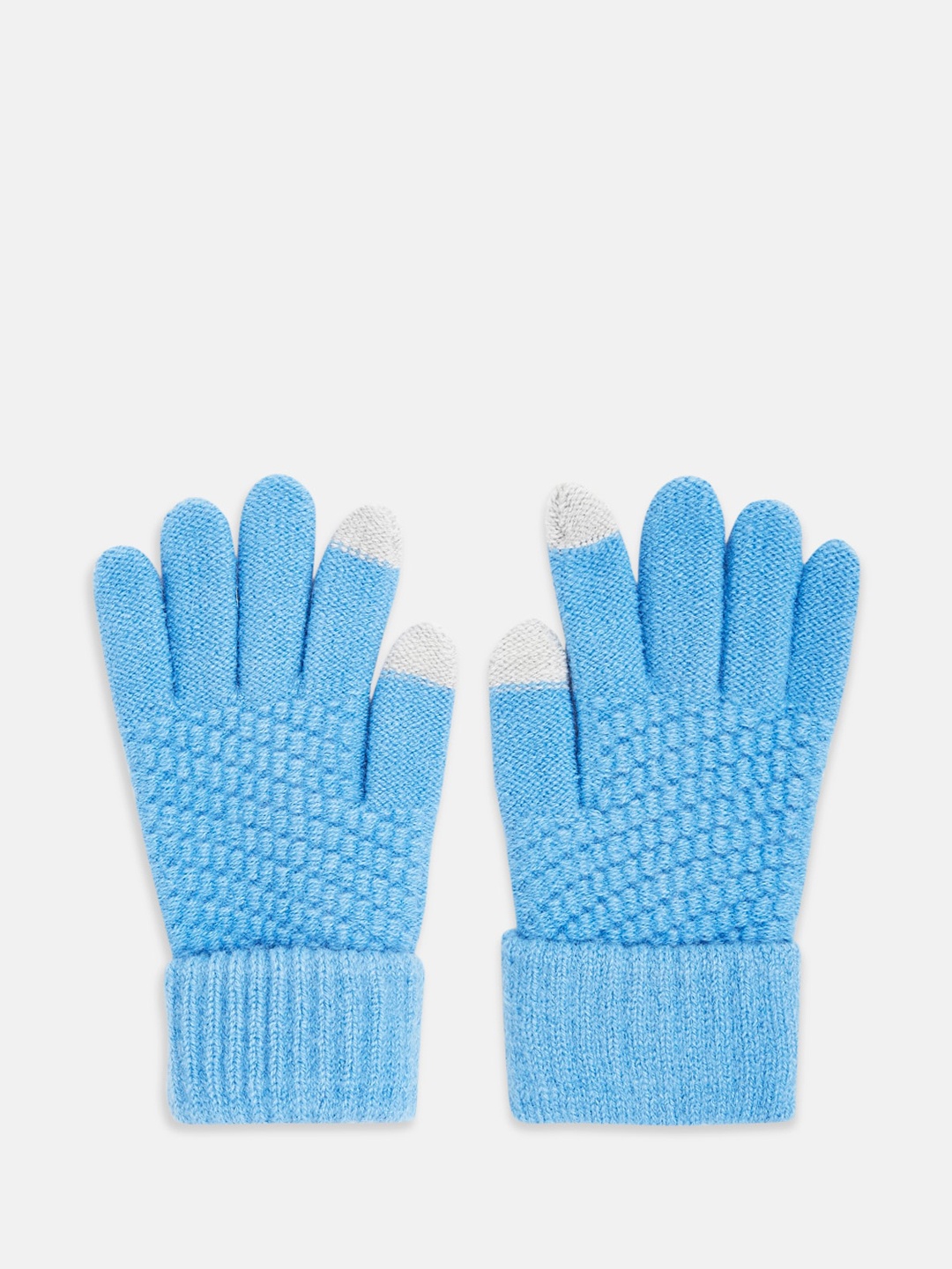 

Pantaloons Junior Boys Solid Acrylic Winter Hand Gloves, Blue