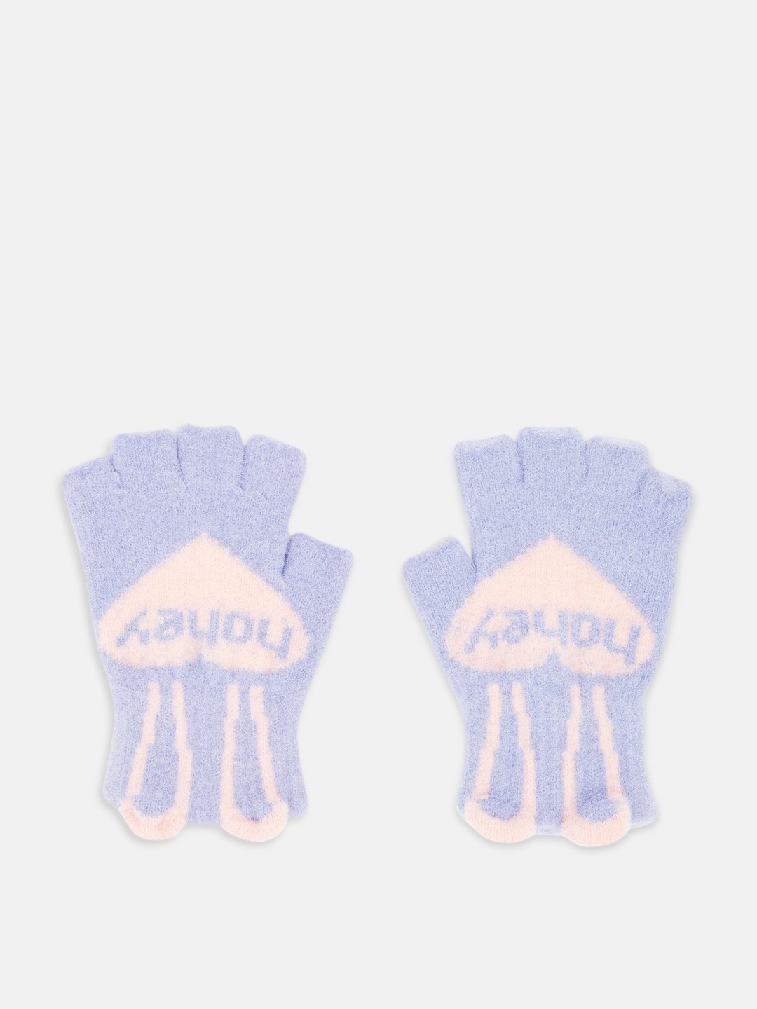 

Pantaloons Junior Girls Self-Design Winter Gloves, Purple
