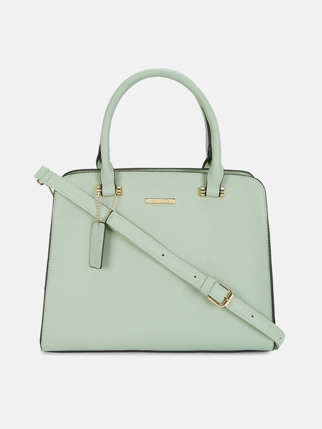 

Forever Glam by Pantaloons Structured Handheld Bag, Green