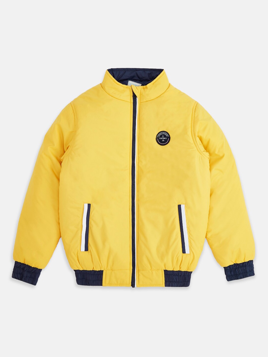 

Pantaloons Junior Boys Bomber Jacket, Yellow