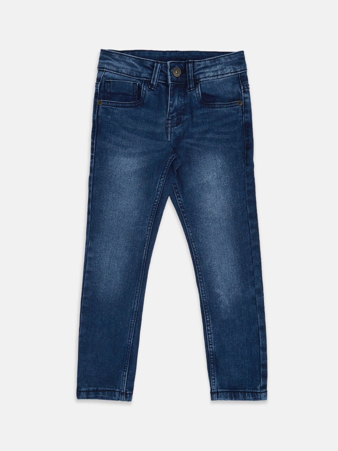 

Pantaloons Junior Boys Tapered Fit Light Fade Jeans, Blue