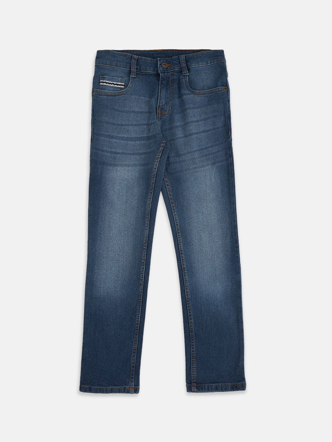 

Pantaloons Junior Boys Tapered Fit Light Fade Jeans, Blue