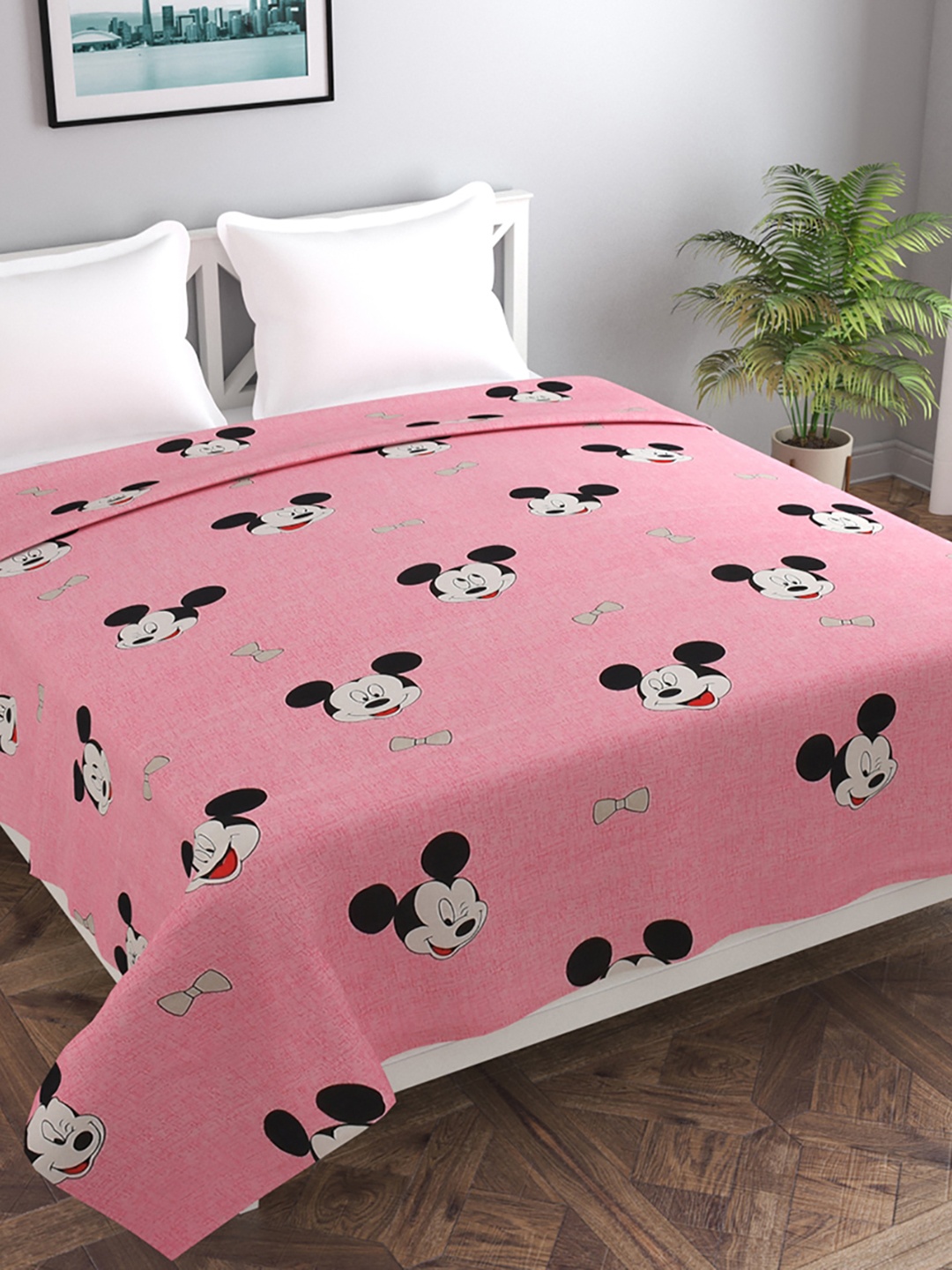

MORADO Pink Printed Duvet Cover